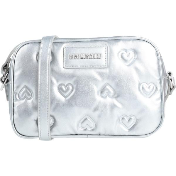 borse a tracolla Love Moschino bianco tinta unita