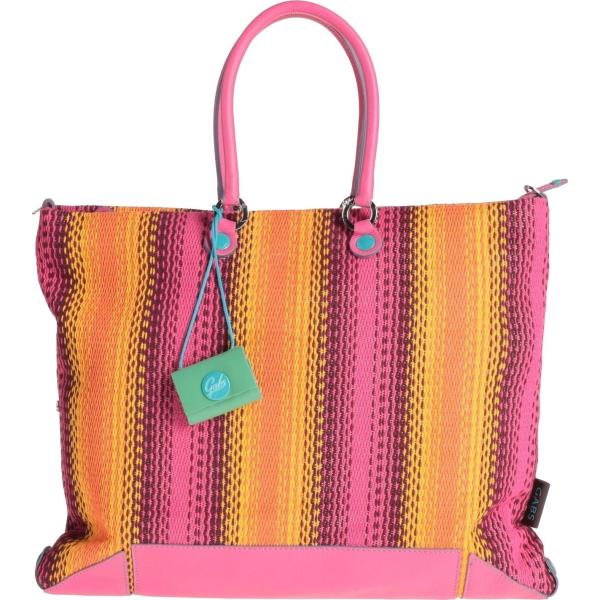 borse a mano Gabs arancione a righe