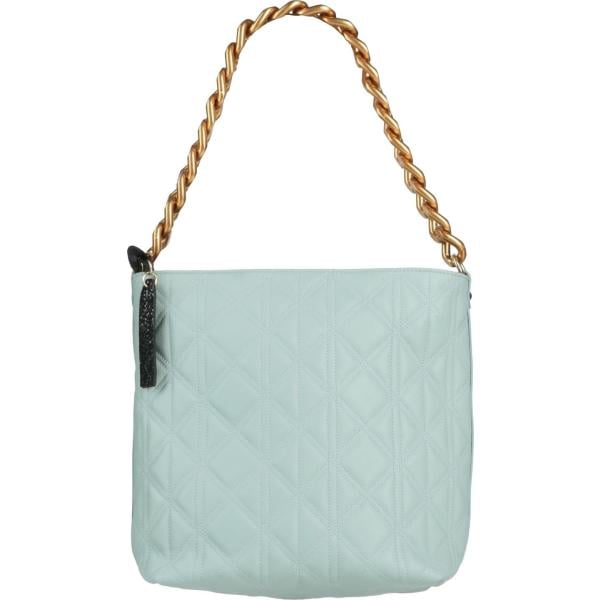 borse a mano My-Best Bag verde tinta unita