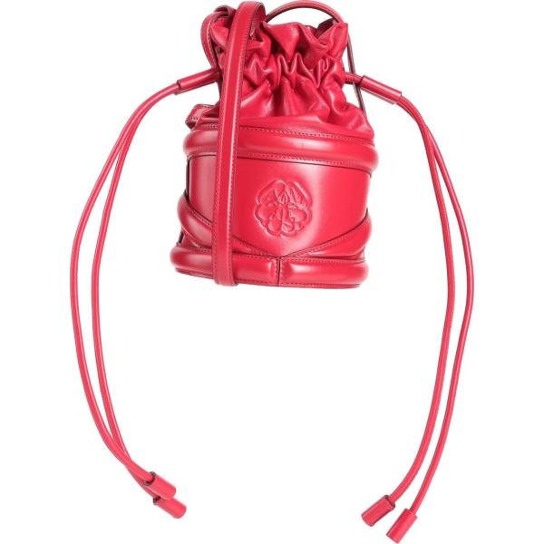 borse a tracolla Alexander Mcqueen rosso tinta unita