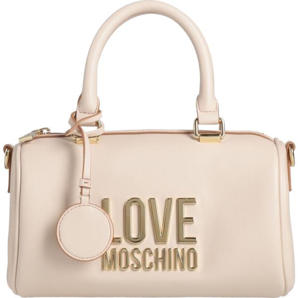 borse a mano Love Moschino marrone tinta unita