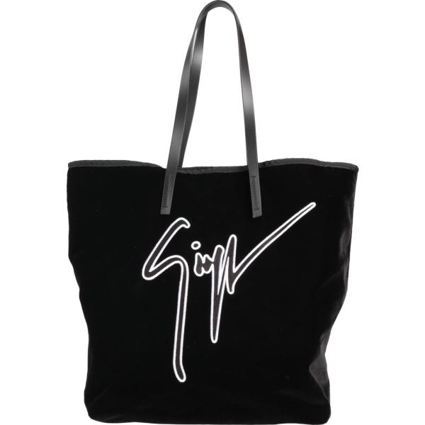 borse a mano Giuseppe Zanotti nero tinta unita