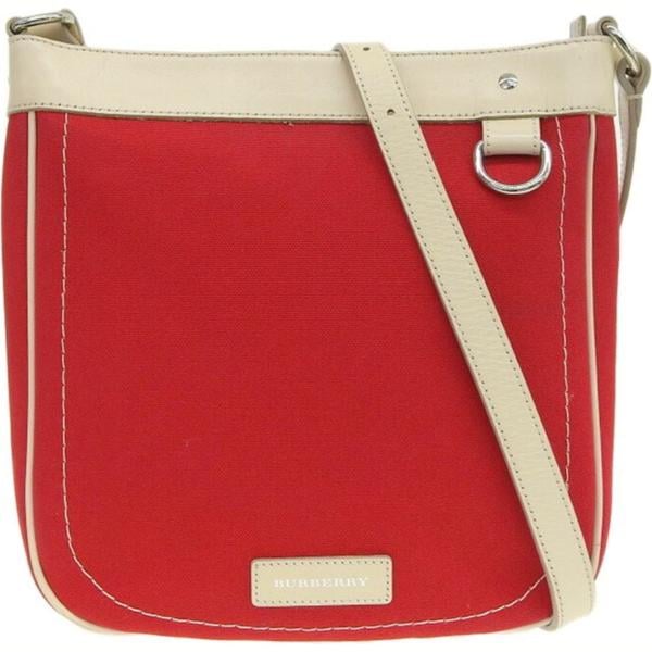 borse a spalla Burberry rosso
