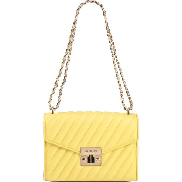 borse a spalla Michael Michael Kors giallo tinta unita