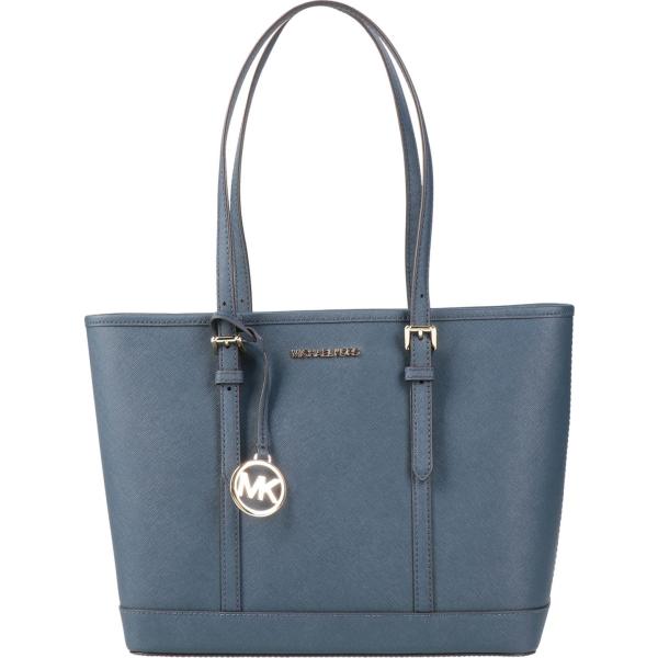 borse a spalla Michael Michael Kors blu tinta unita