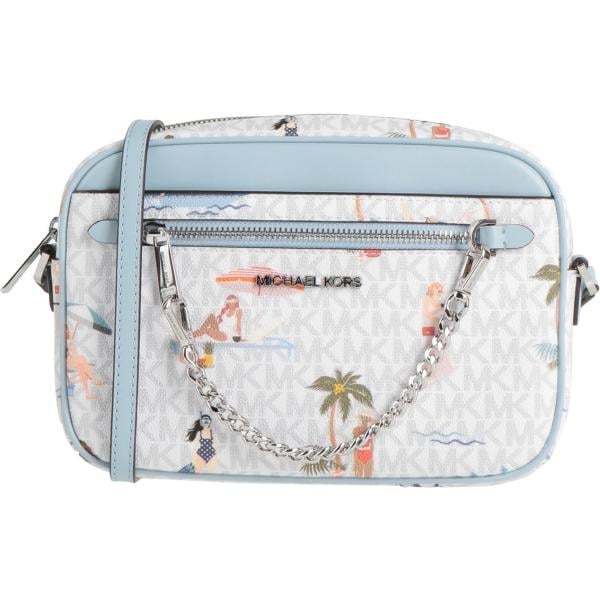 borse a tracolla Michael Michael Kors bianco