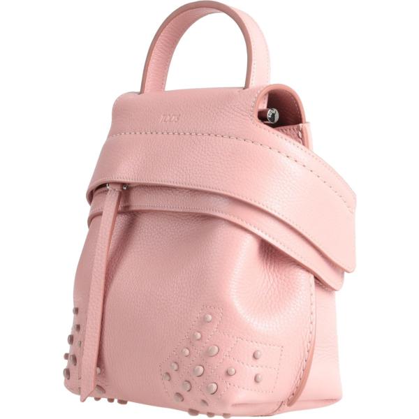 zaini Tods rosa tinta unita