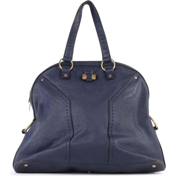 borse a spalla Saint Laurent blu