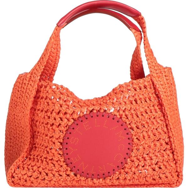 borse a mano STELLA McCARTNEY arancione tinta unita