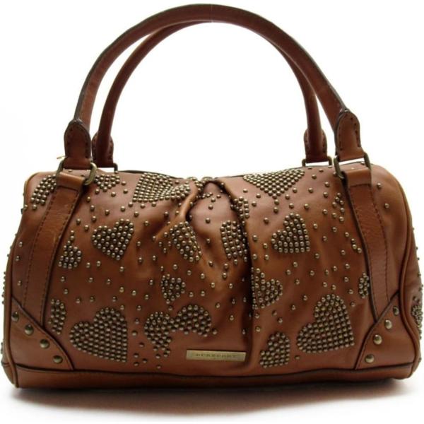 borse a mano Burberry marrone