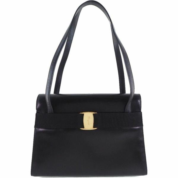 borse a spalla Ferragamo nero