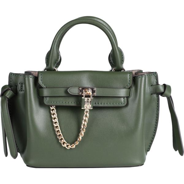 borse a mano Michael Michael Kors verde tinta unita