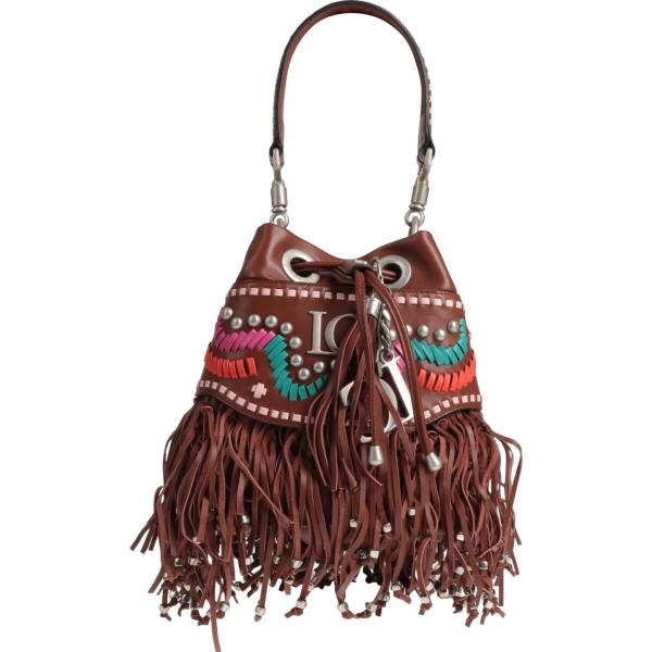 borse a mano La Carrie marrone tinta unita