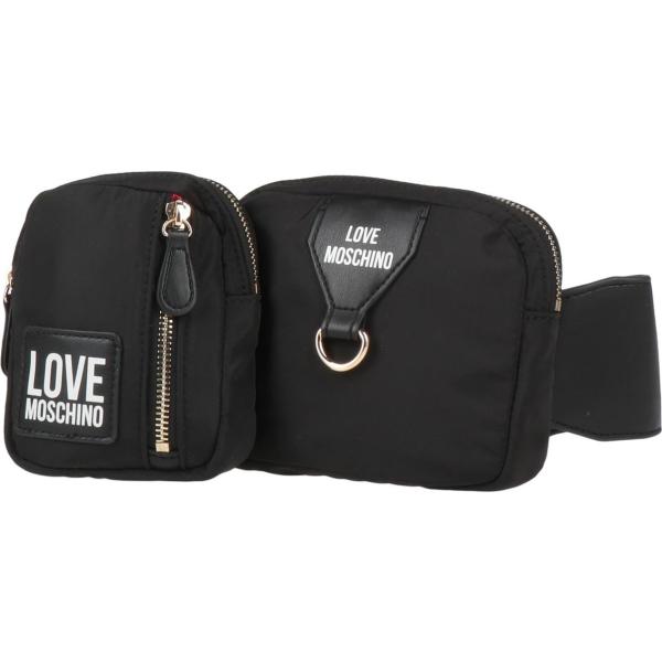 marsupi Love Moschino nero tinta unita