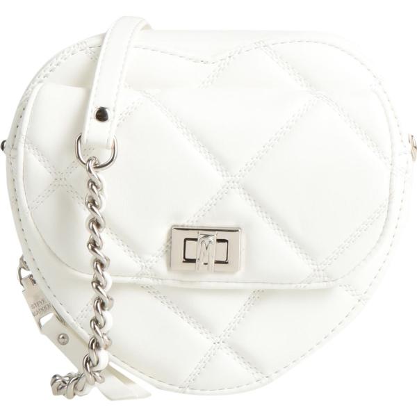 borse a tracolla Steve Madden bianco tinta unita