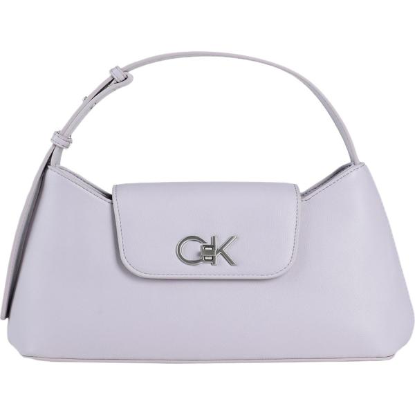 borse a mano Calvin Klein viola tinta unita