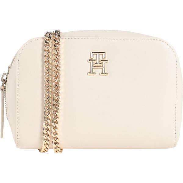 borse a tracolla Tommy Hilfiger bianco tinta unita