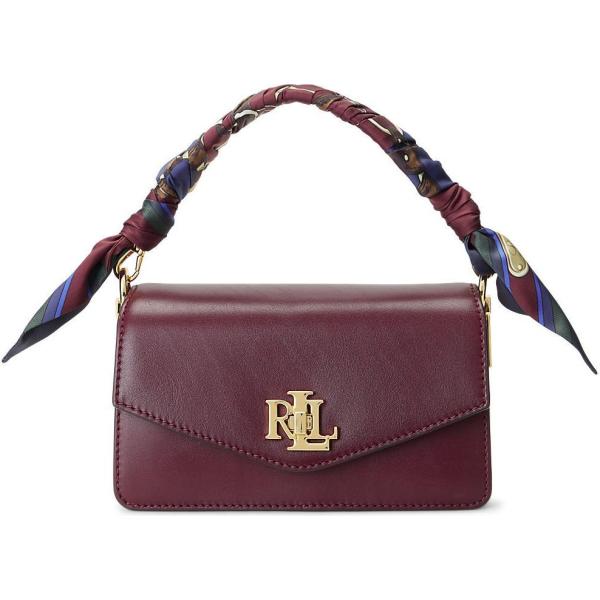 borse a mano Lauren Ralph Lauren marrone tinta unita