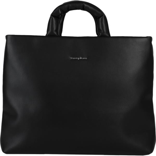 borse a mano Tommy Jeans nero tinta unita