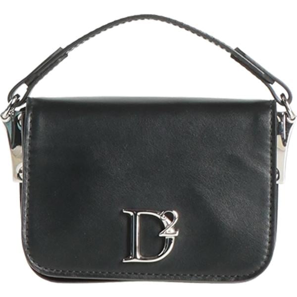 borse a mano Dsquared2 nero tinta unita
