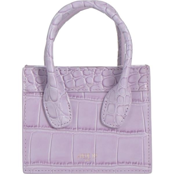 borse a mano Apede Mod viola con stampe