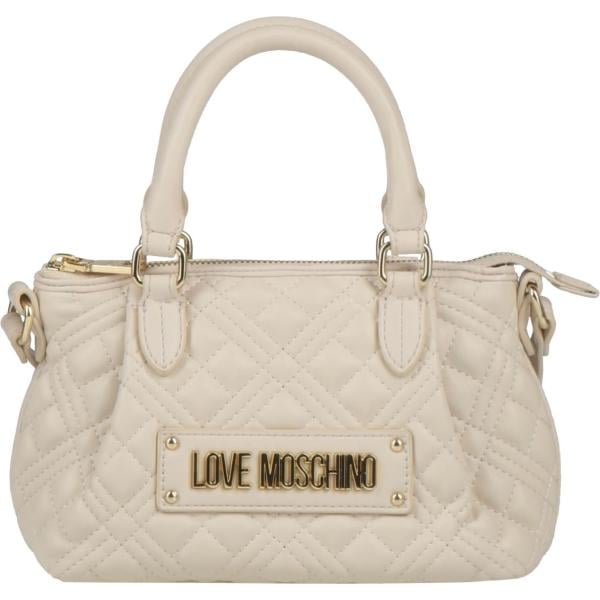 borse a mano Love Moschino bianco