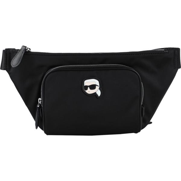 marsupi Karl Lagerfeld nero tinta unita