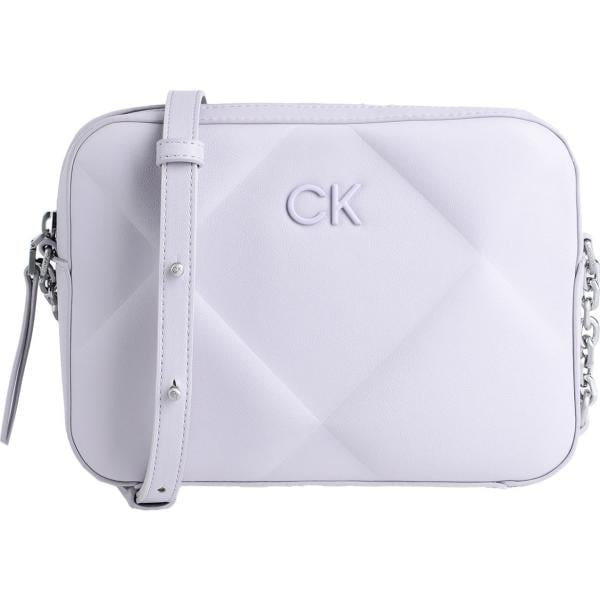 borse a tracolla Calvin Klein viola tinta unita