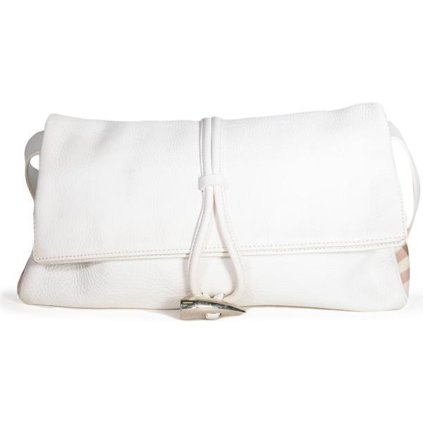 borse a spalla Burberry bianco con stampe