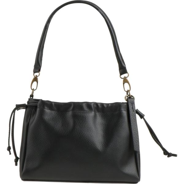 borse a spalla Corsia nero tinta unita