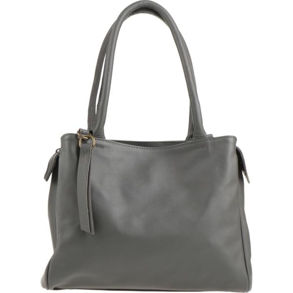 borse a mano Corsia grigio tinta unita