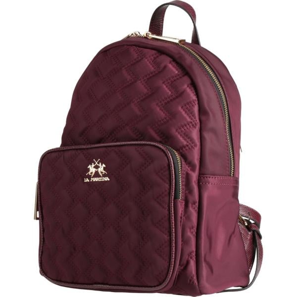 zaini La Martina marrone animalier