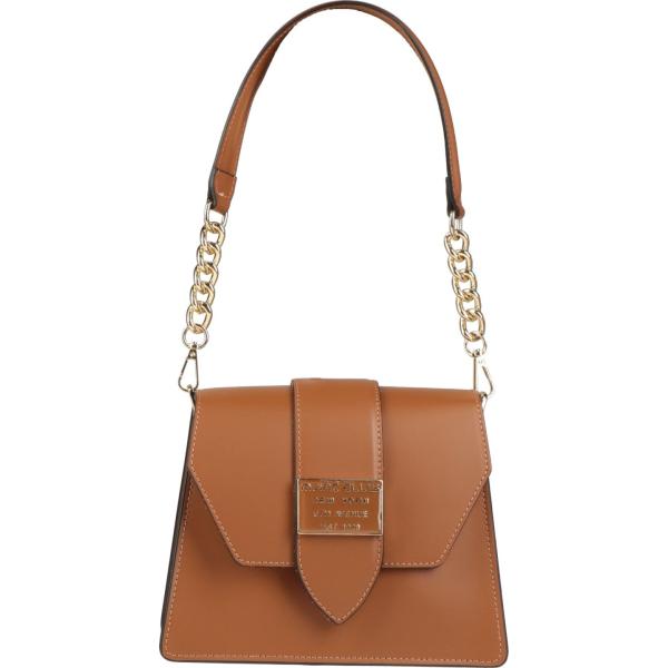 borse a spalla Marc Ellis marrone tinta unita