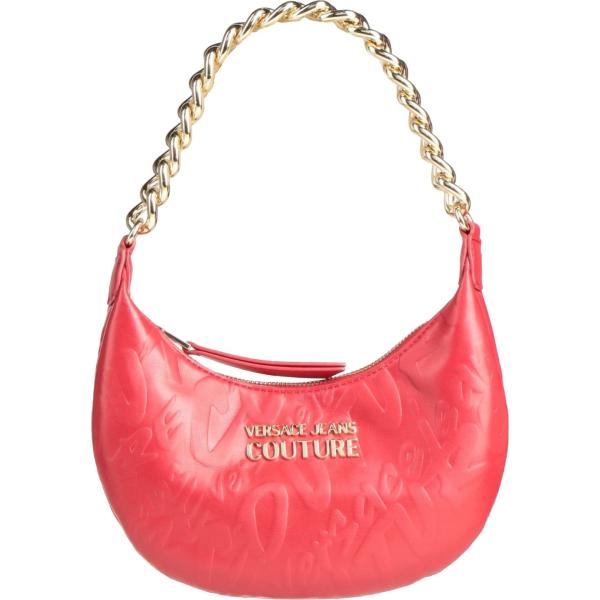 borse a mano Versace Jeans Couture rosso tinta unita