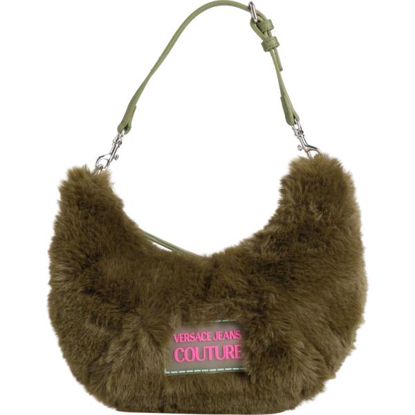 borse a mano Versace Jeans Couture marrone tinta unita