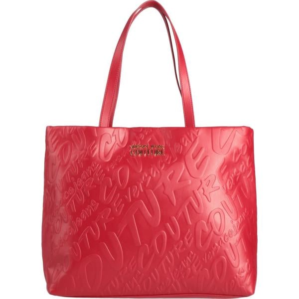 borse a mano Versace Jeans Couture rosso tinta unita