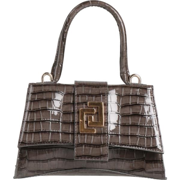 borse a mano Carla G. marrone con stampe