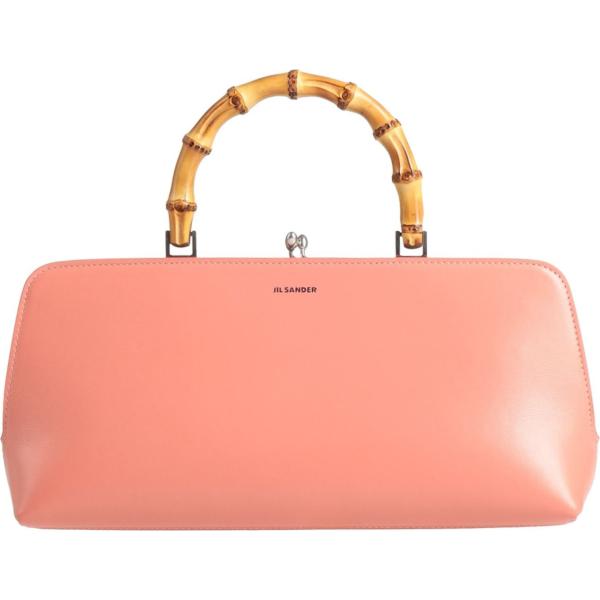 borse a mano Jil Sander arancione tinta unita