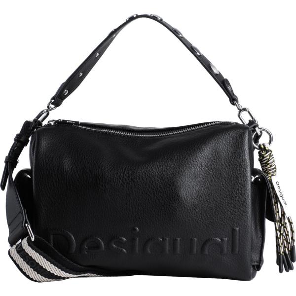 borse a mano Desigual nero tinta unita