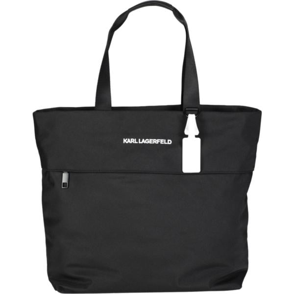 borse a mano Karl Lagerfeld nero tinta unita