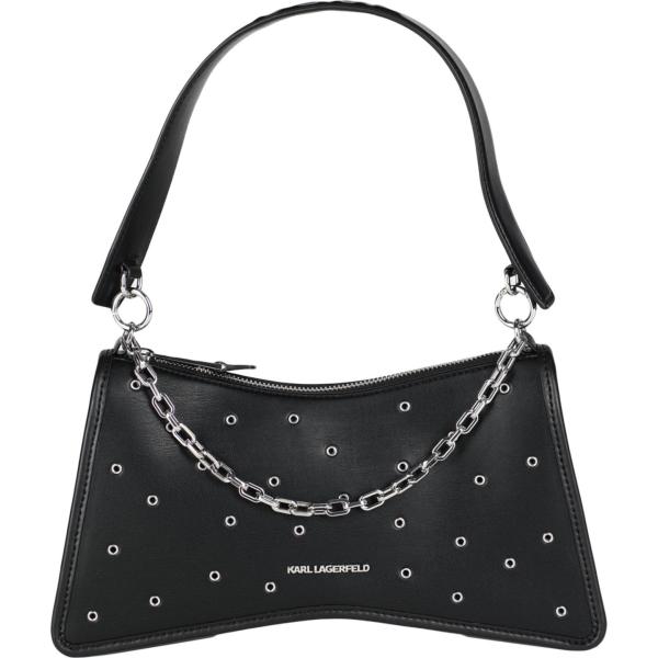 borse a mano Karl Lagerfeld nero tinta unita