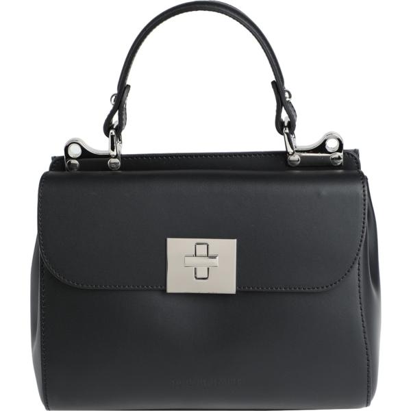 borse a mano Tuscany Leather nero tinta unita