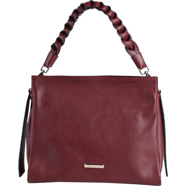 borse a mano Tuscany Leather rosso tinta unita