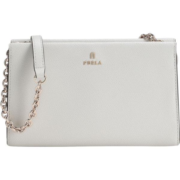 borse a tracolla Furla bianco tinta unita