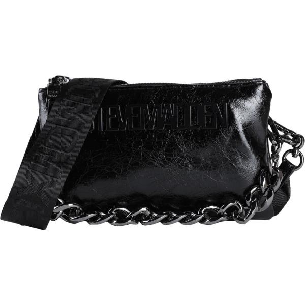 borse a tracolla Steve Madden nero tinta unita