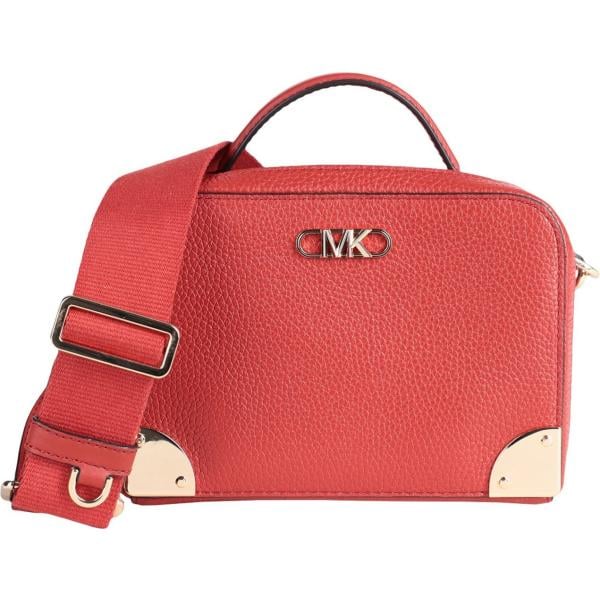 borse a tracolla Michael Michael Kors rosso tinta unita