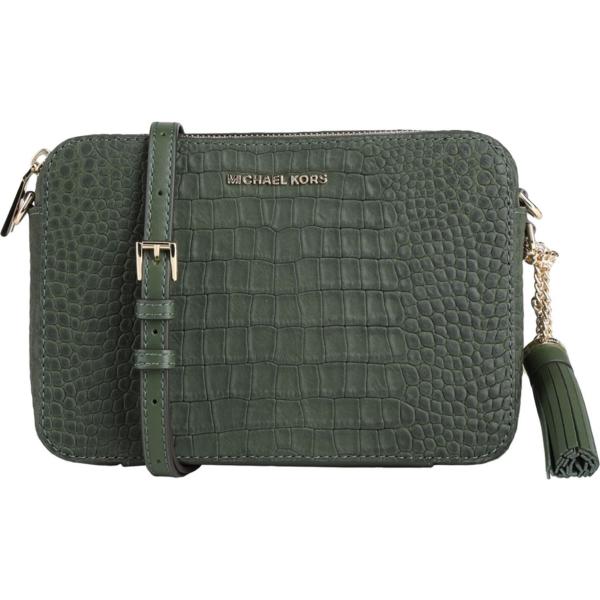 borse a tracolla Michael Michael Kors grigio con stampe