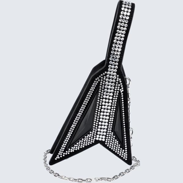 borse a mano Karl Lagerfeld nero tinta unita