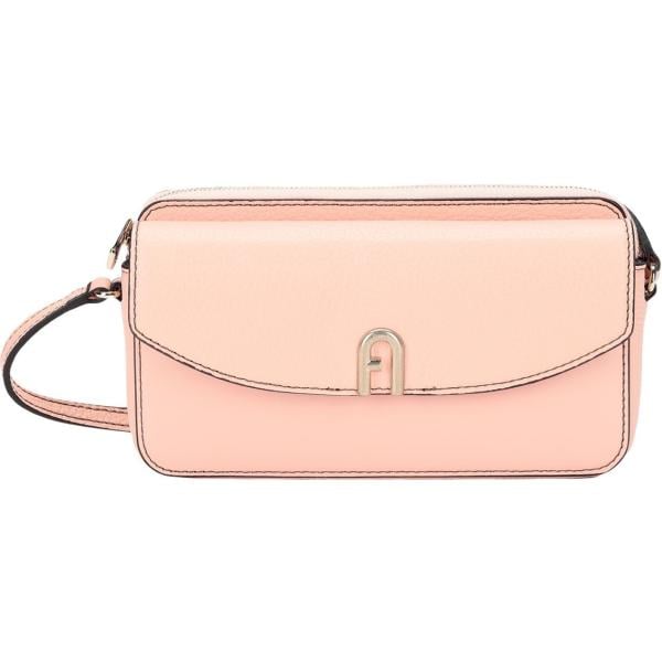 borse a tracolla Furla rosa tinta unita