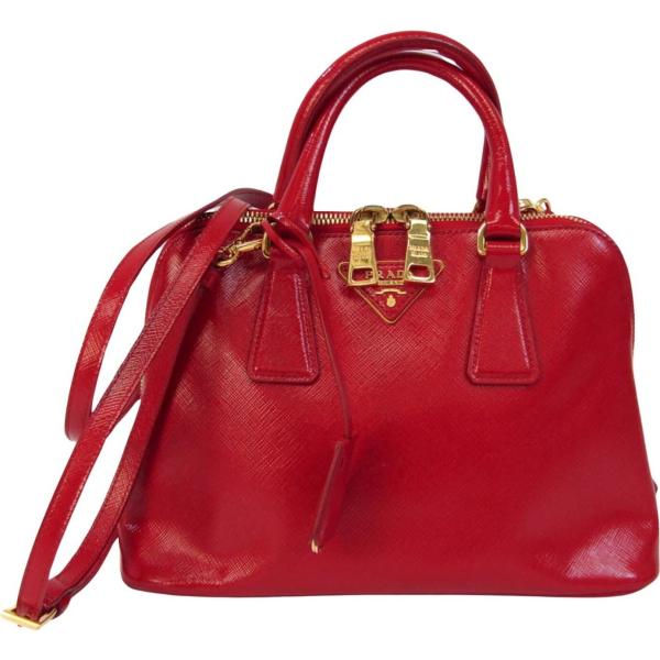 borse a mano Prada rosso